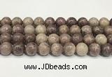 CTO723 15.5 inches 12mm round Chinese tourmaline beads