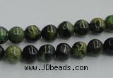 CTP03 15.5 inches 8mm round yellow green pine gemstone beads wholesale