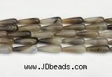 CTR413 15.5 inches 10*30mm teardrop agate beads wholesale