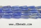 CTR425 15.5 inches 10*30mm teardrop agate beads wholesale