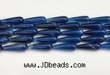 CTR428 15.5 inches 10*30mm teardrop agate beads wholesale