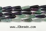 CTR430 15.5 inches 10*30mm teardrop agate beads wholesale