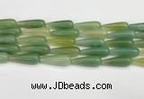 CTR431 15.5 inches 10*30mm teardrop agate beads wholesale