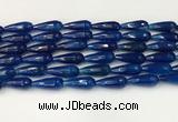 CTR442 15.5 inches 8*20mm faceted teardrop agate beads wholesale