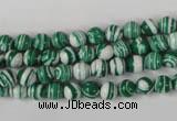 CTU1126 15.5 inches 6mm round synthetic turquoise beads wholesale