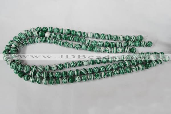 CTU1127 15.5 inches 8mm round synthetic turquoise beads wholesale