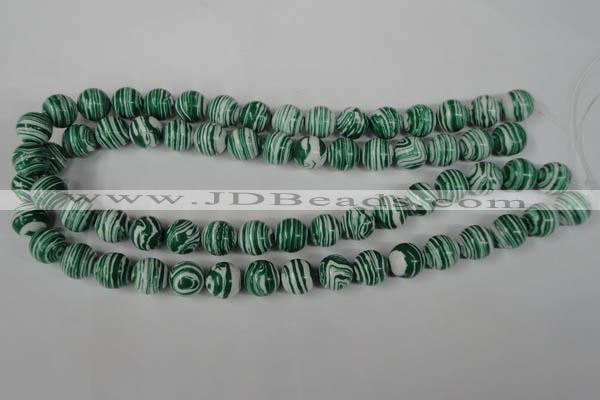 CTU1128 15.5 inches 10mm round synthetic turquoise beads wholesale