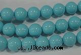 CTU1214 15.5 inches 12mm round synthetic turquoise beads