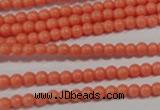 CTU1310 15.5 inches 3mm round synthetic turquoise beads