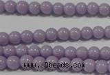 CTU1400 15.5 inches 3mm round synthetic turquoise beads