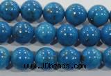 CTU1625 15.5 inches 14mm round synthetic turquoise beads