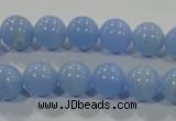 CTU1734 15.5 inches 10mm round synthetic turquoise beads