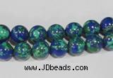 CTU1813 15.5 inches 8mm round synthetic turquoise beads