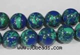 CTU1815 15.5 inches 12mm round synthetic turquoise beads