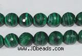 CTU1824 15.5 inches 10mm faceted round synthetic turquoise beads