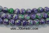 CTU2151 15.5 inches 6mm round synthetic turquoise beads