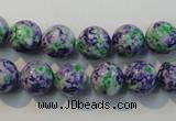 CTU2153 15.5 inches 10mm round synthetic turquoise beads