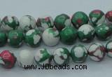 CTU224 16 inches 8mm round imitation turquoise beads wholesale