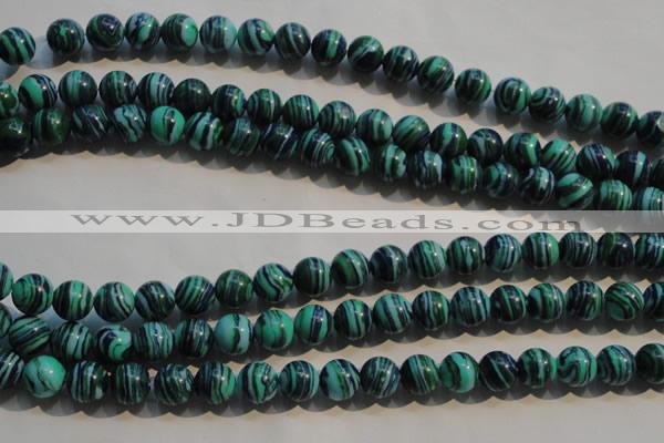 CTU2406 15.5 inches 12mm round synthetic turquoise beads