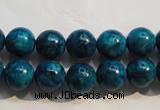 CTU2413 15.5 inches 10mm round synthetic turquoise beads