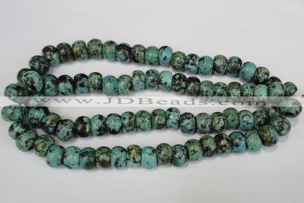 CTU2471 15.5 inches 10*14mm rondelle African turquoise beads wholesale