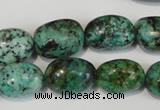 CTU2473 15.5 inches 13*18mm nuggets African turquoise beads wholesale