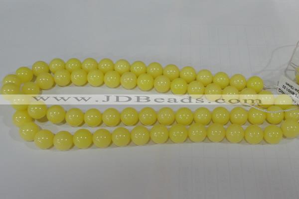 CTU2519 15.5 inches 12mm round synthetic turquoise beads