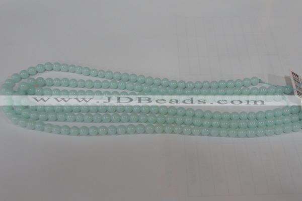 CTU2564 15.5 inches 6mm round synthetic turquoise beads