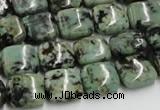 CTU411 15.5 inches 12*12mm square African turquoise beads wholesale