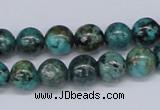 CTU428 15.5 inches 10mm round African turquoise beads wholesale