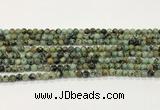 CTU510 15.5 inches 4mm round African turquoise beads wholesale