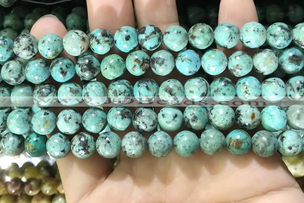 CTU572 15.5 inches 8mm round african turquoise beads wholesale