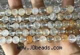 CTZ12 15.5 inches 8mm round natural topaz gemstone beads