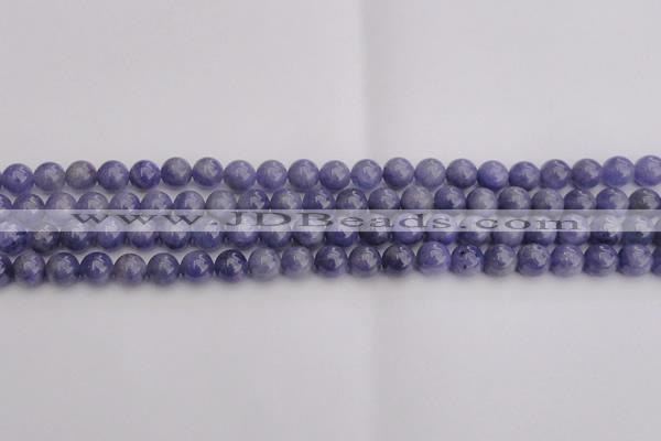 CTZ503 15.5 inches 8mm round natural tanzanite gemstone beads