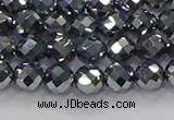 CTZ611 15.5 inches 6mm faceted round terahertz beads wholesale