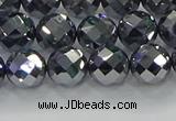 CTZ612 15.5 inches 8mm faceted round terahertz beads wholesale