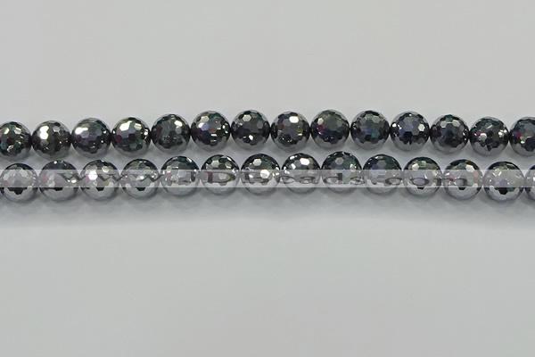 CTZ622 15.5 inches 8mm faceted round terahertz beads wholesale