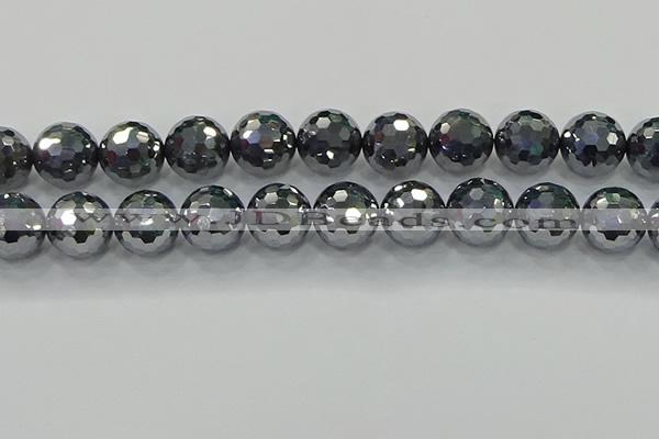 CTZ625 15.5 inches 14mm faceted round terahertz beads wholesale