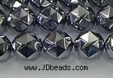 CTZ632 15.5 inches 8mm faceted nuggets terahertz beads wholesale