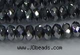 CTZ644 15.5 inches 4*6mm faceted rondelle terahertz beads wholesale