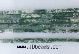 CUBS14 15 inches 4*13mm cuboid Qinghai jade beads wholesale