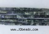 CUBS15 15 inches 4*13mm cuboid black labradorite beads wholesale