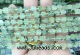 CUBS56 15 inches 6 - 7mm cube prehnite gemstone beads wholesale