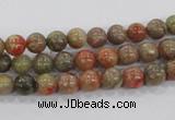 CUG101 15.5 inches 6mm round Chinese unakite beads wholesale