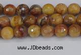 CVJ21 15.5 inches 4mm faceted round venus jasper beads wholesale