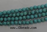 CWB554 15.5 inches 5mm round howlite turquoise beads wholesale