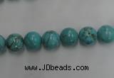 CWB556 15.5 inches 8mm round howlite turquoise beads wholesale