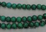 CWB565 15.5 inches 6mm round howlite turquoise beads wholesale