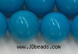 CWB861 15.5 inches 12mm round howlite turquoise beads wholesale