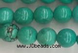 CWB864 15.5 inches 6mm round howlite turquoise beads wholesale